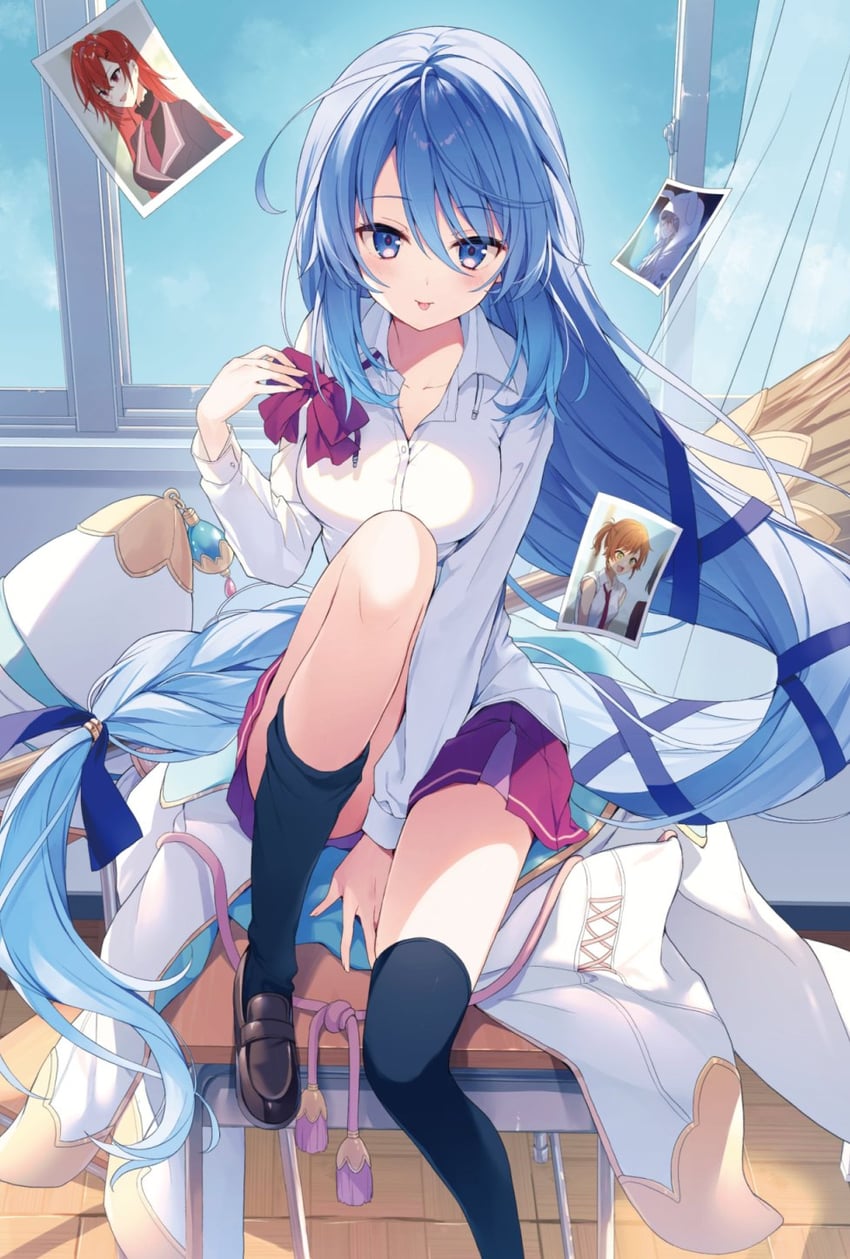 rokujou lieselotte kureha, hoshimachi riri, fujikawa kasumi, and belka albertine (heroine 100-ri suki ni shite?) drawn by bcoca
