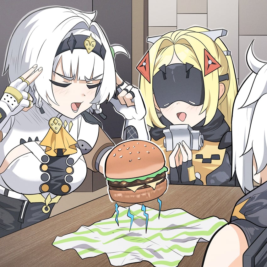 anby demara, trigger, and soldier 11 (zenless zone zero) drawn by bibitapel