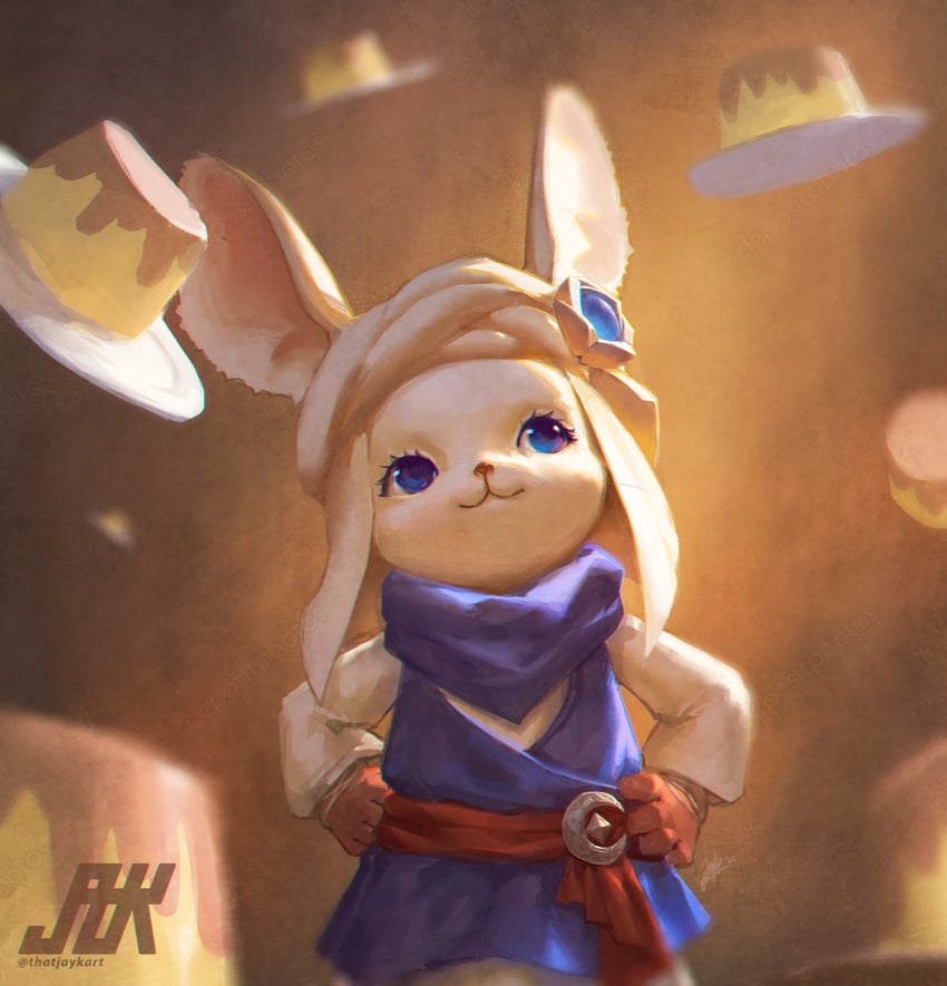 loporrit and puddingway (final fantasy and 1 more) drawn by thatjaykart