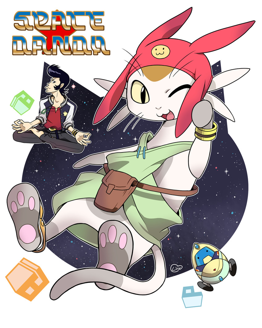dandy, meow, and qt (space dandy) drawn by reina_(upperheaven)