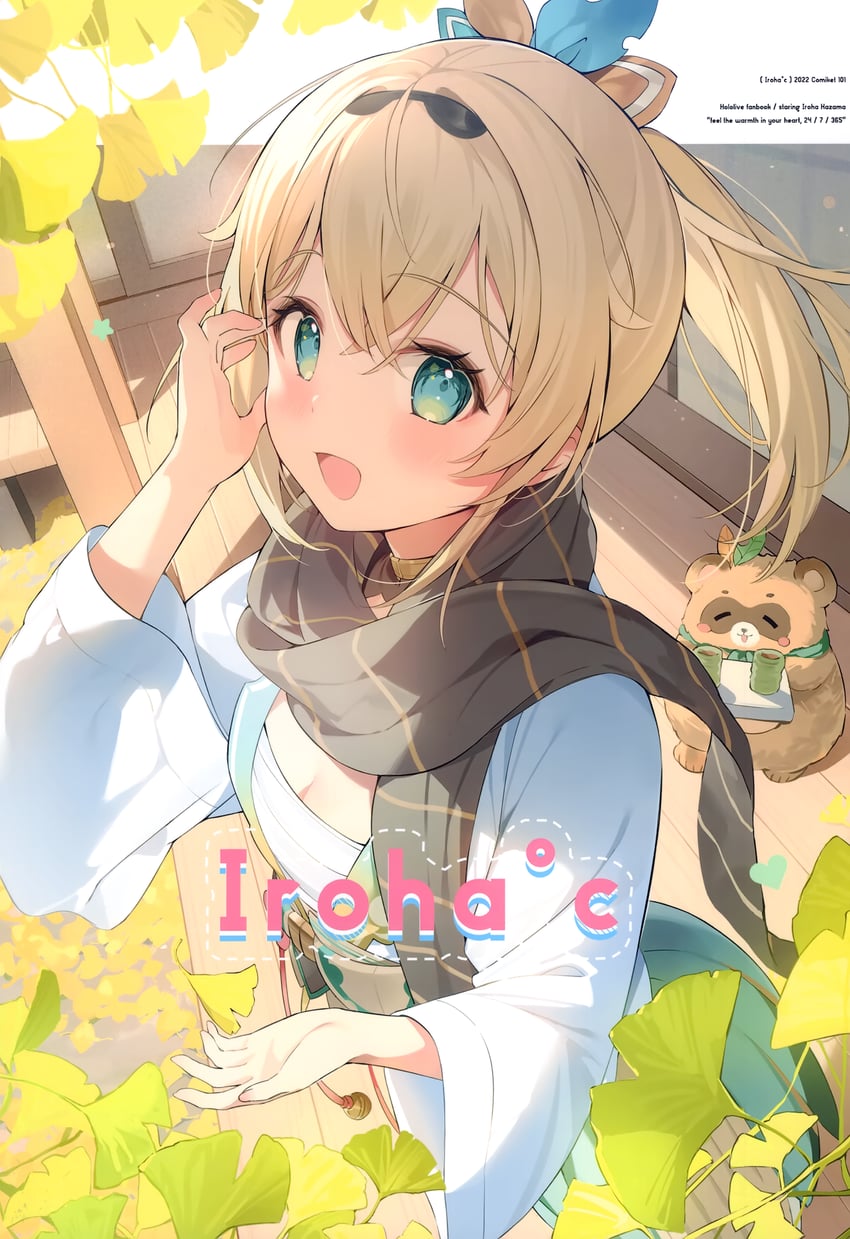 kazama iroha and pokobee (hololive) drawn by hana_mori