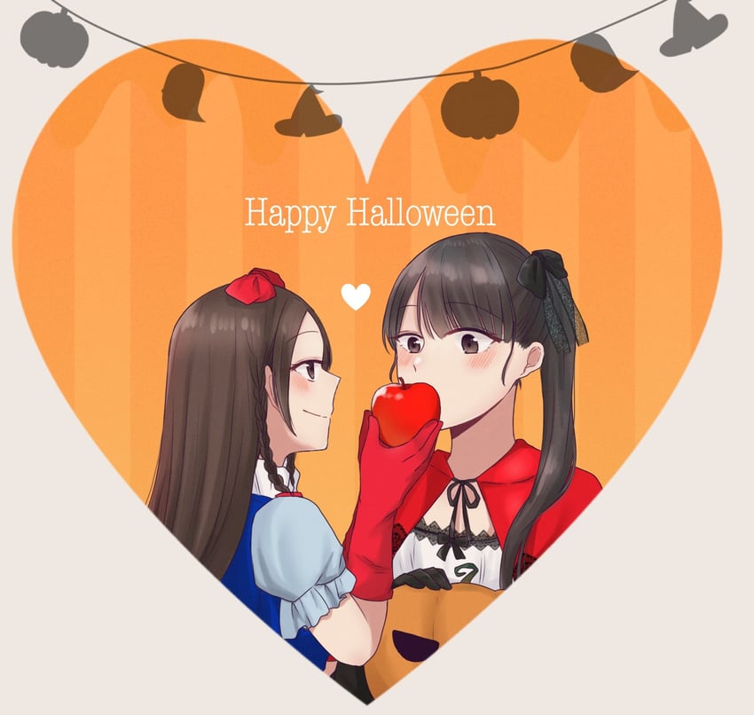 little red riding hood, snow white, houjou monica asahi, and tachibana theresia nagisa (assault lily and 2 more) drawn by nigari_(ngari_0115)
