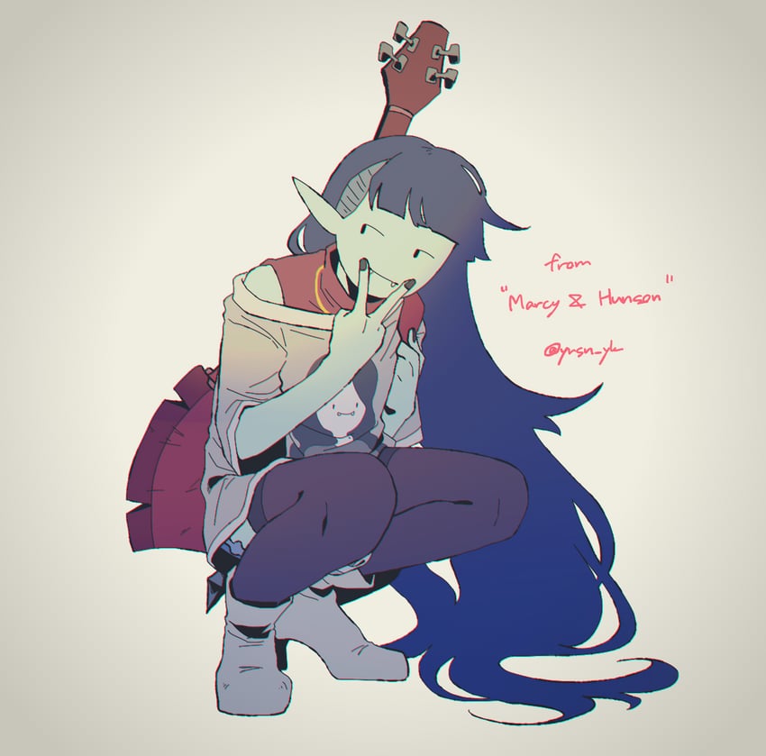 marceline abadeer (adventure time) drawn by raya_(uk_0128)