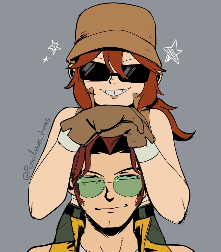 fio germi and tarma roving (metal slug) drawn by pencilman_draws