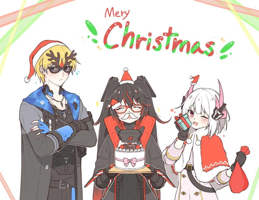 lucia, liv, lucia: plume, lee, liv: lux, and 1 more (punishing: gray raven) drawn by myam_(123ab456c)