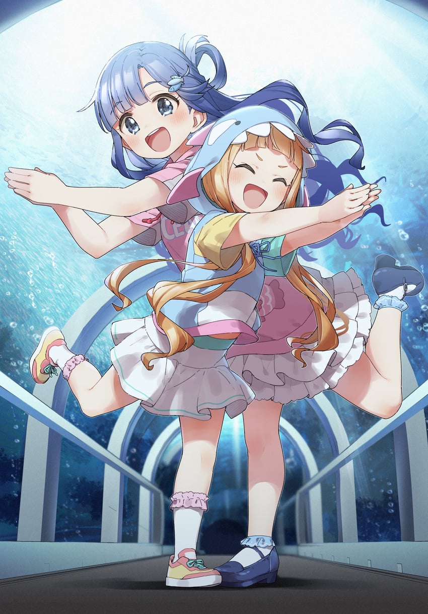 ichihara nina and asari nanami (idolmaster and 1 more) drawn by yukie_(kusaka_shi)