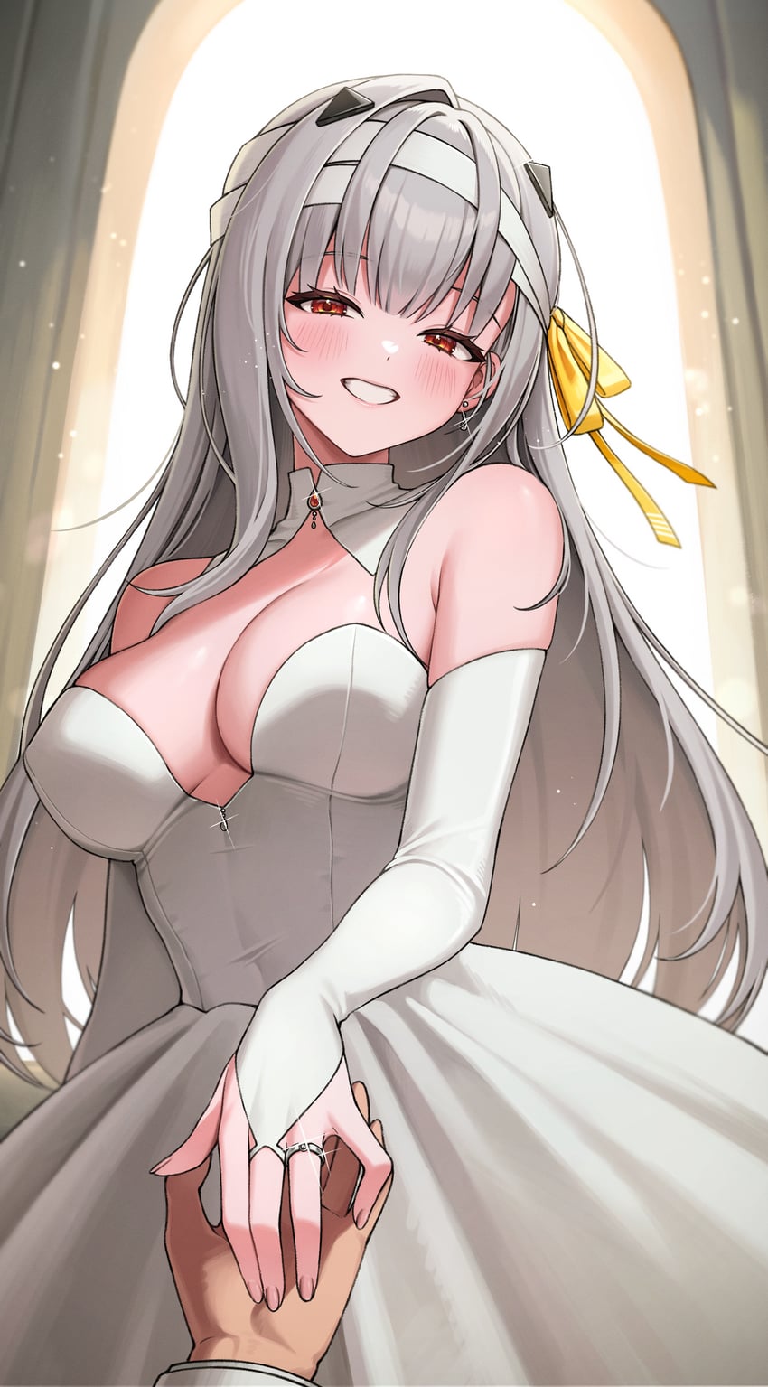 modernia (goddess of victory: nikke) drawn by salty_gana
