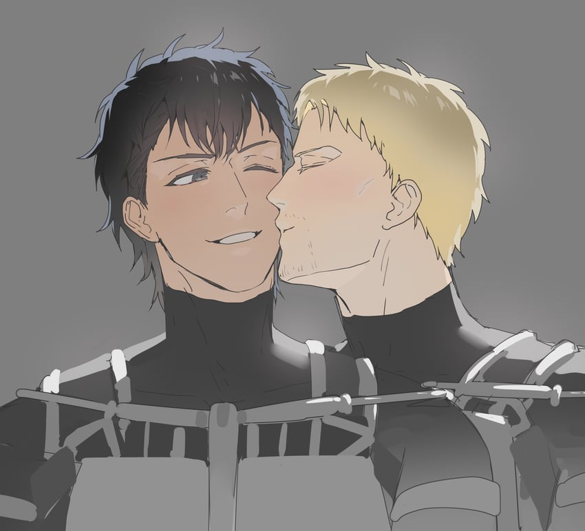 reiner braun and bertolt hoover (shingeki no kyojin) drawn by cute_potato_(cute_potato_ner)