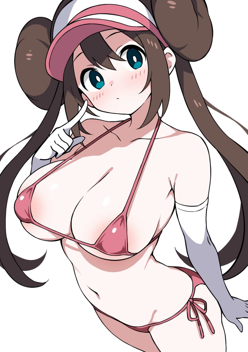 rosa (pokemon and 1 more) drawn by ecgg_(tsuji418477)