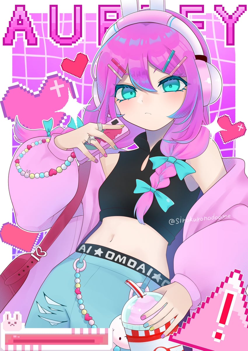 aubrey and forest bunny? (omori) drawn by sirokuronodoame
