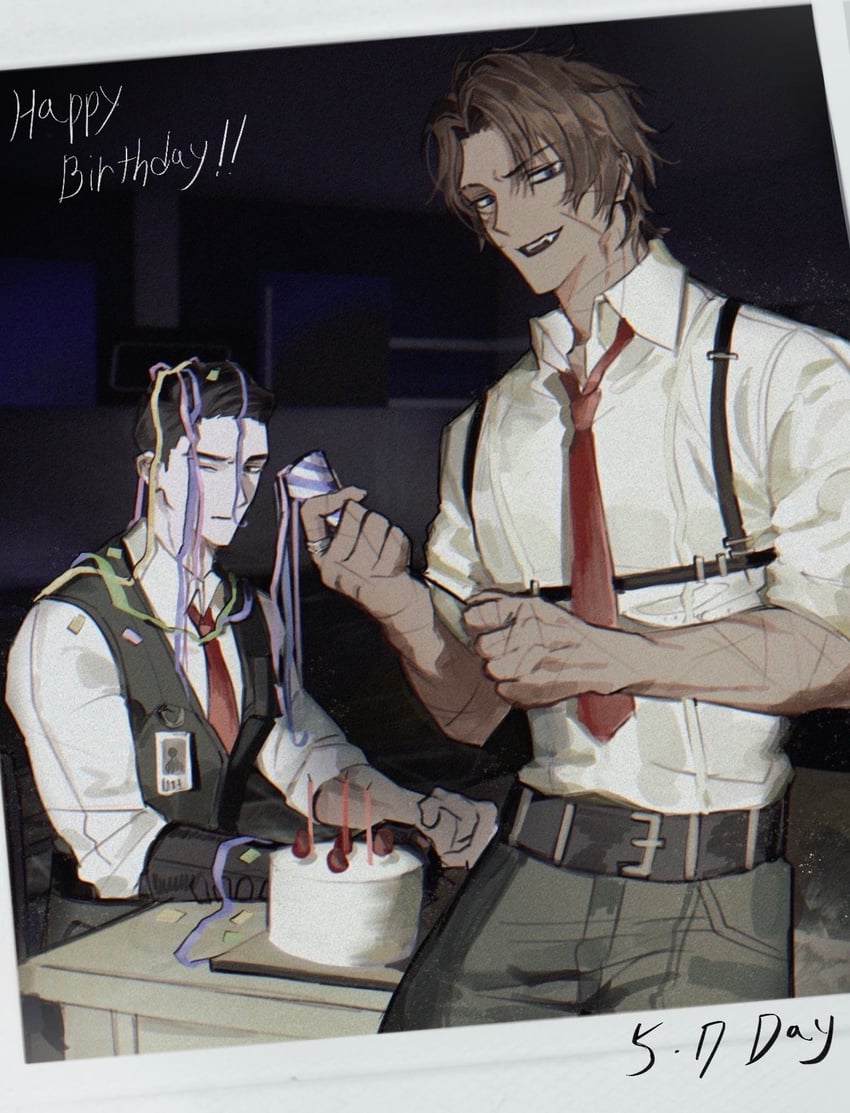 heathcliff and meursault (project moon and 1 more) drawn by chanil_(muexlku)