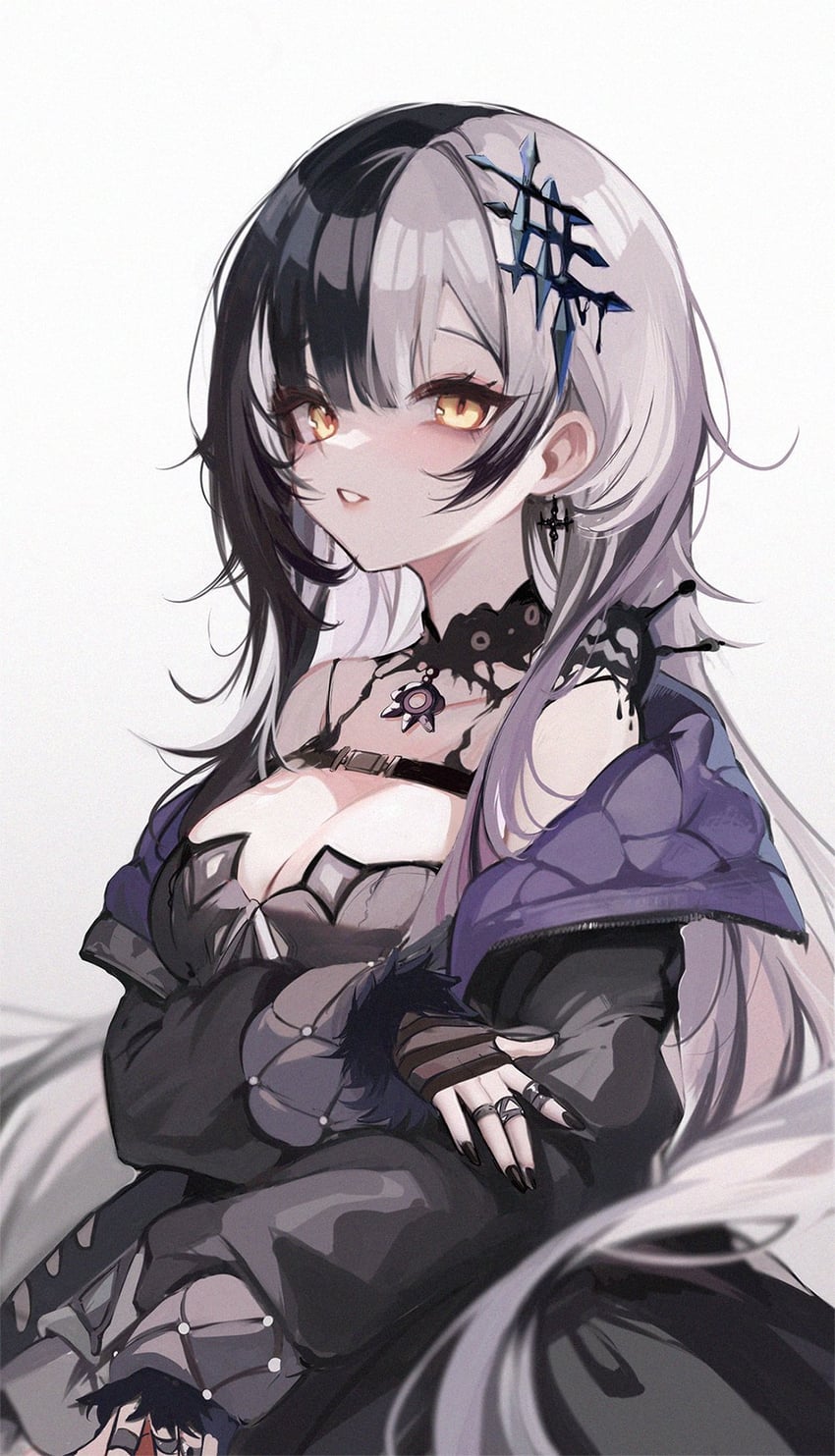 shiori novella and yorick (hololive and 1 more) drawn by koahri