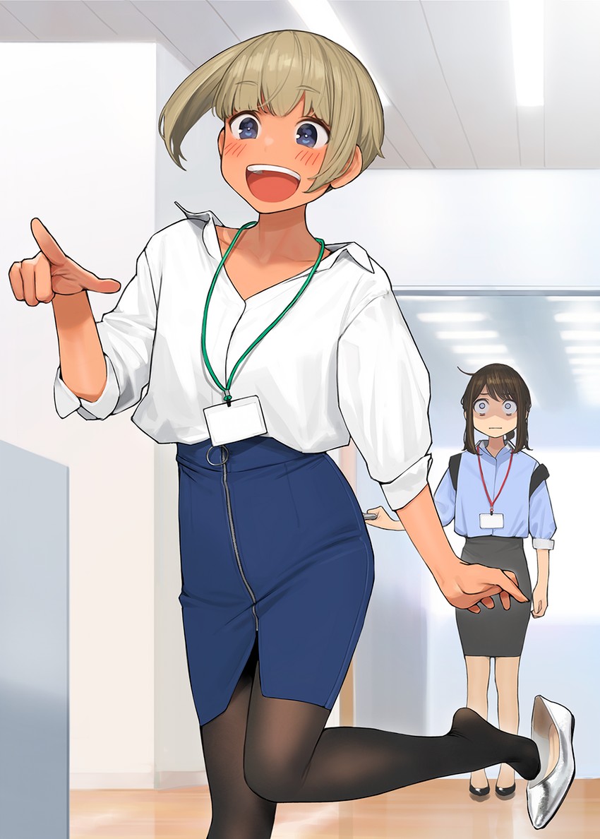 douki-chan and shinjin-chan (ganbare douki-chan) drawn by yomu_(sgt_epper)