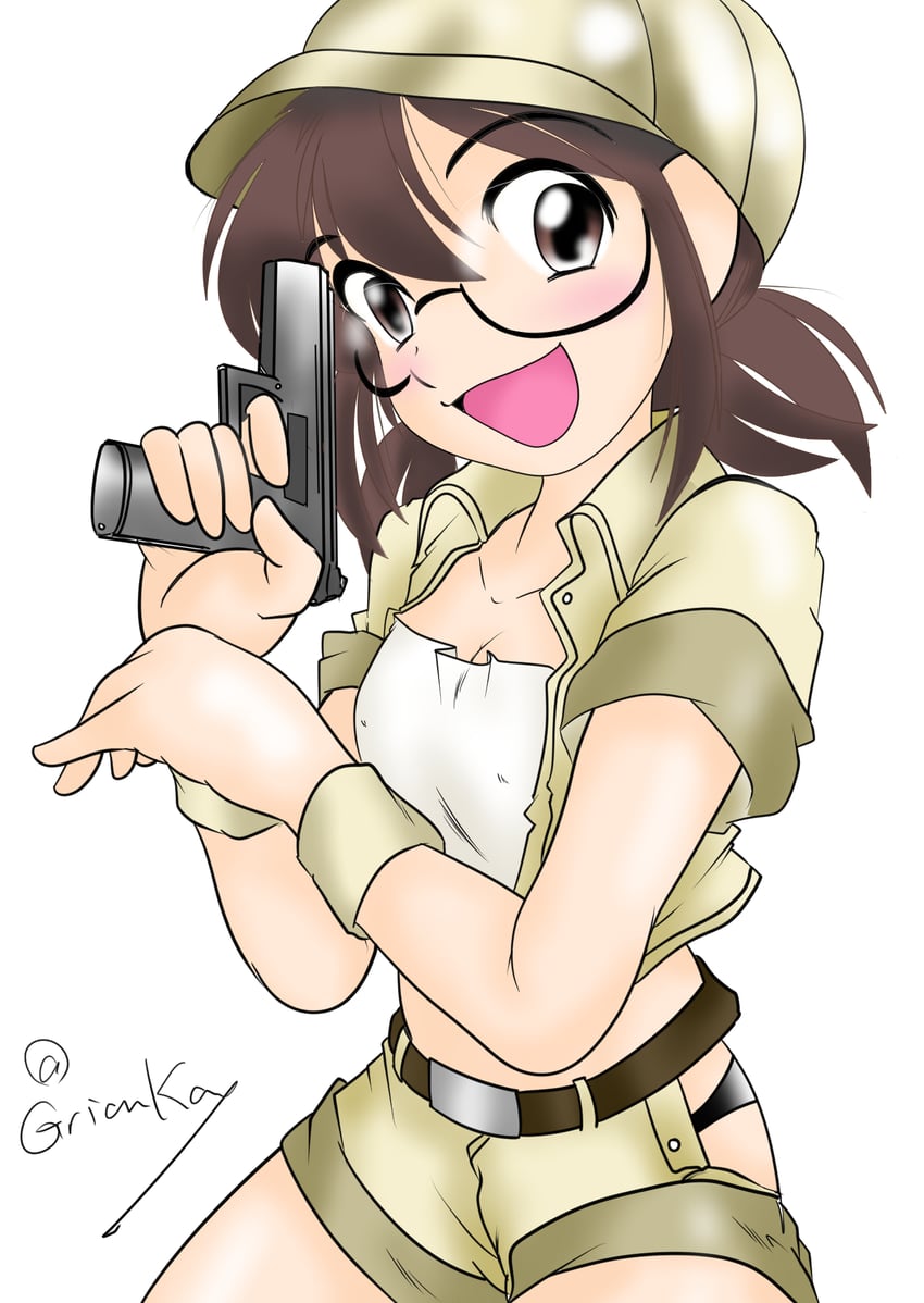 fio germi and ou taiga (girls und panzer and 1 more) drawn by grian_(griankay)