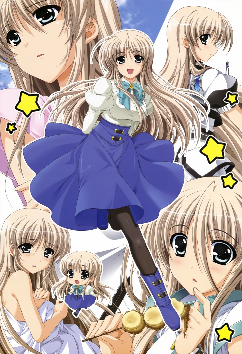 lily-strosek and steed (lyrical nanoha and 2 more) drawn by higa_yukari