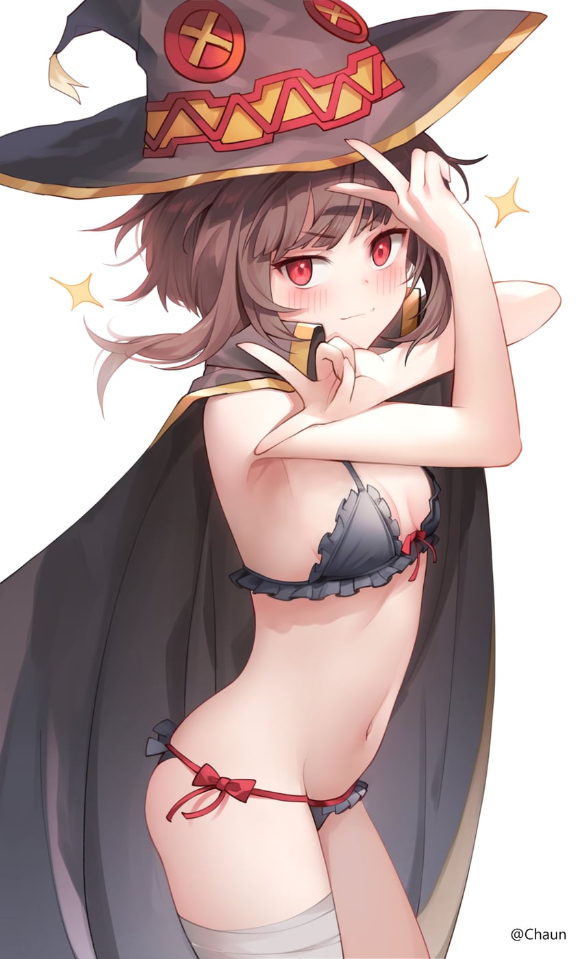 megumin (kono subarashii sekai ni shukufuku wo!) drawn by chaun