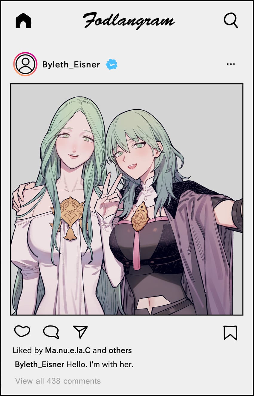female byleth and rhea (fire emblem and 2 more) drawn by ikarin