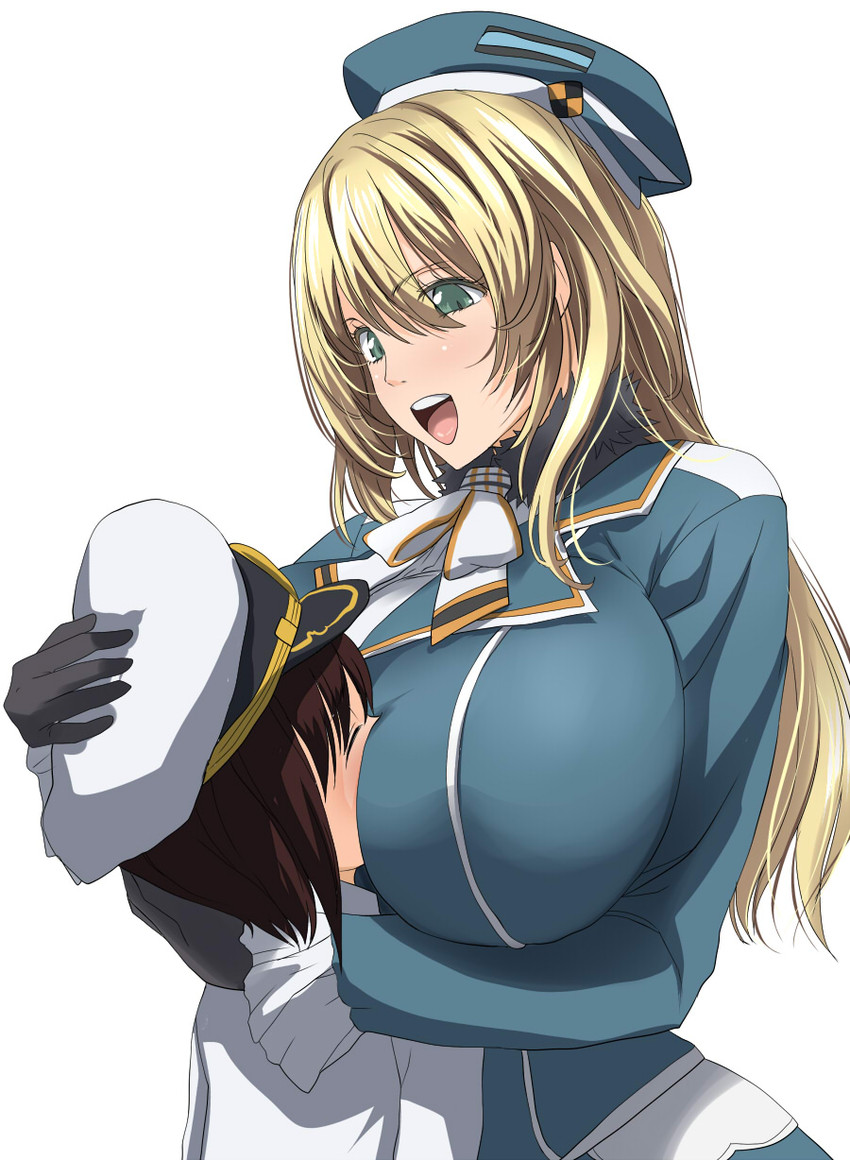 admiral, atago, and little boy admiral (kantai collection) drawn by kloah