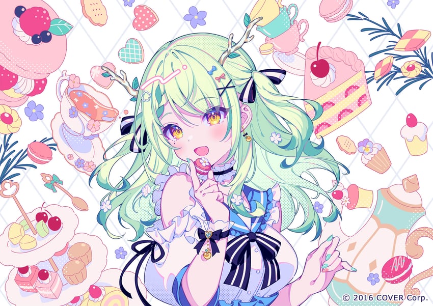 ceres fauna (hololive and 1 more) drawn by tatejima_uri