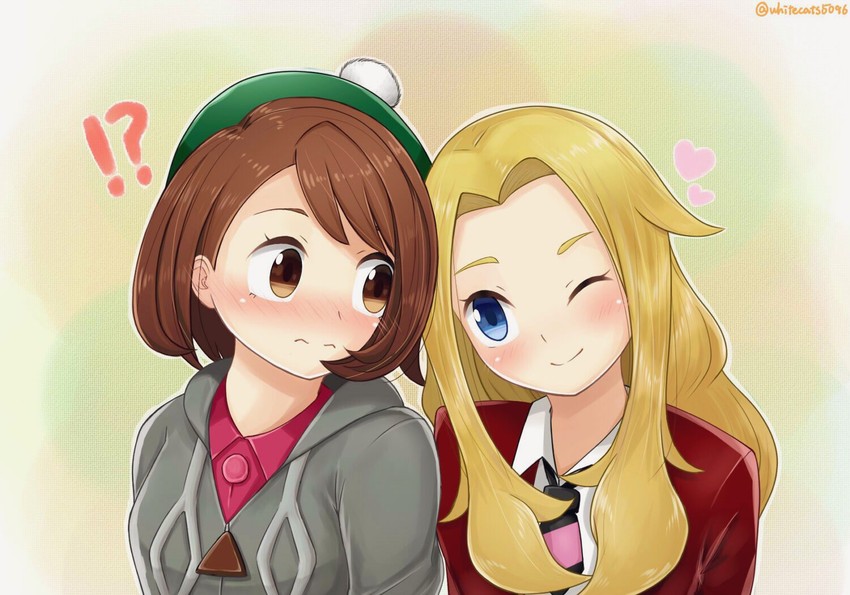 gloria and lass (pokemon and 1 more) drawn by whitecats5096