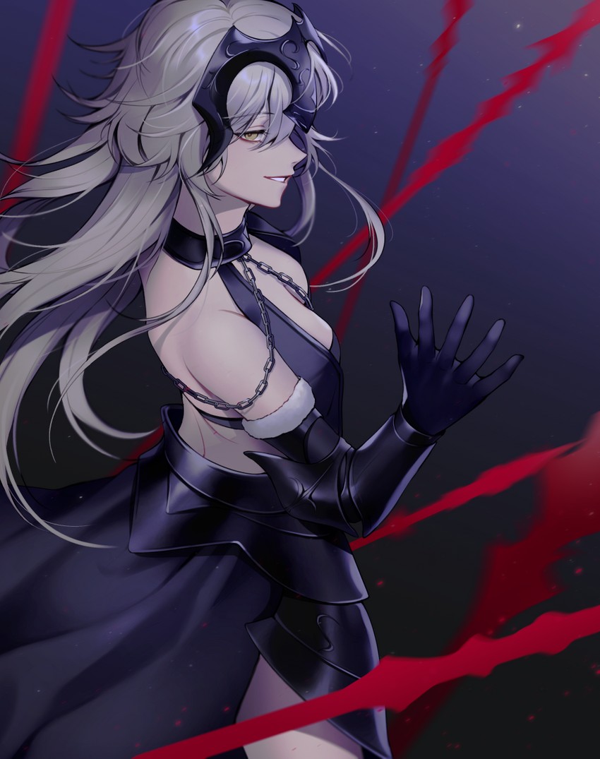 jeanne d'arc alter (fate and 1 more) drawn by mohazzing