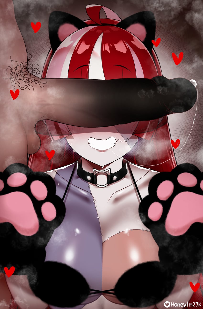 kureiji ollie (hololive and 1 more) drawn by kok_(honeymelon)