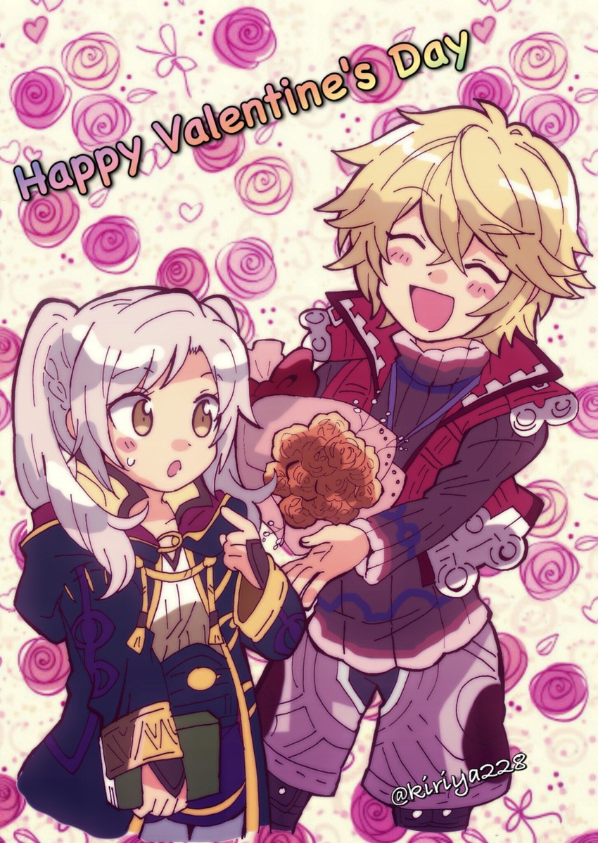 female robin and shulk (fire emblem and 4 more) drawn by kiriya_(552260)