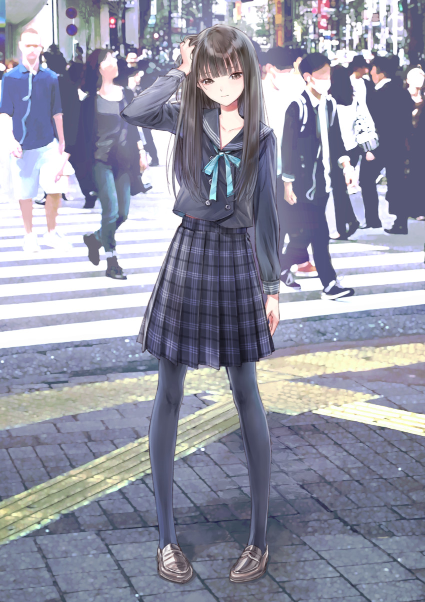 saiki yuri (blue reflection and 1 more) drawn by kishida_mel