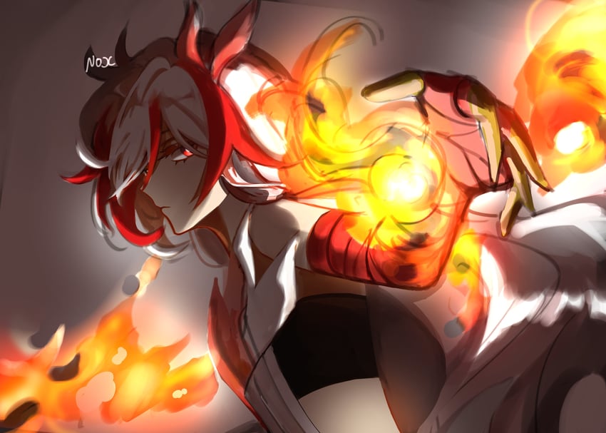 fu hua (honkai and 1 more) drawn by nox_atelle