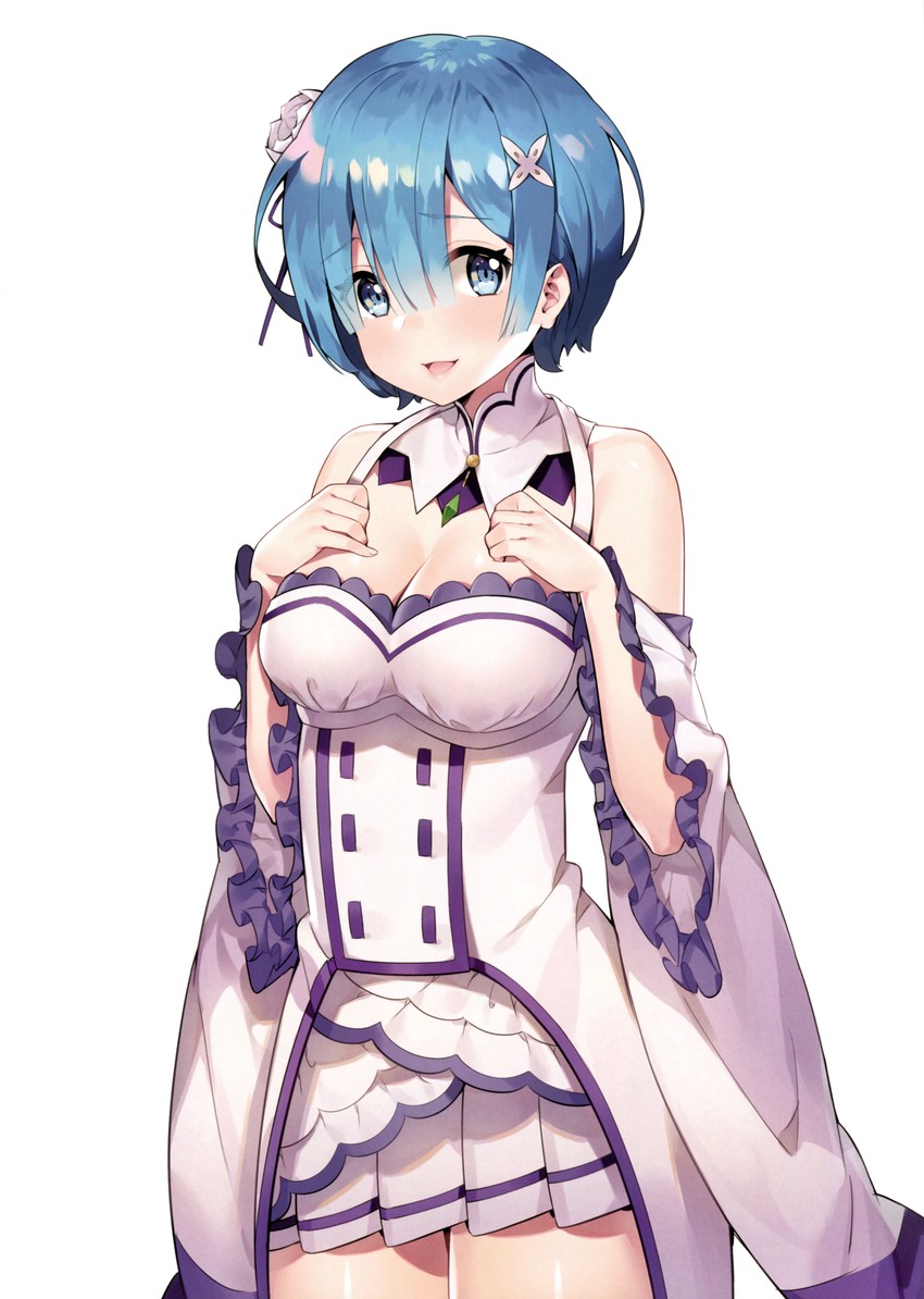 rem and emilia (re:zero kara hajimeru isekai seikatsu) drawn by ayamy