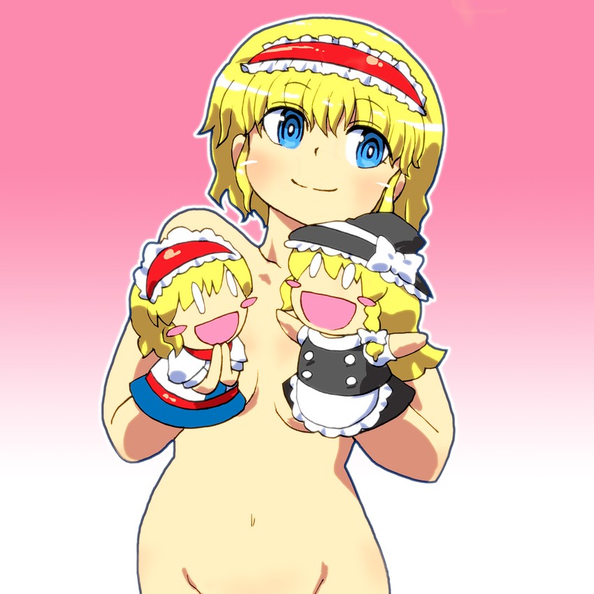 kirisame marisa and alice margatroid (touhou) drawn by gomi_ichigo