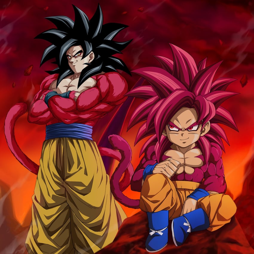 son goku (dragon ball and 2 more) drawn by nemu_(rakugaki_jt)