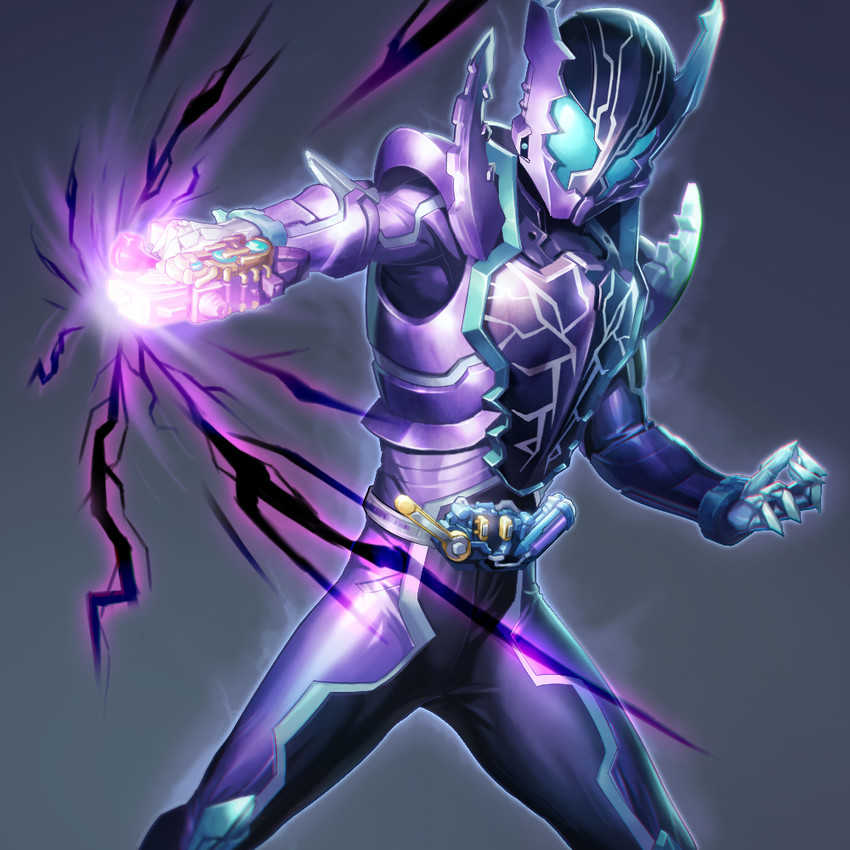 kamen rider rogue (kamen rider and 1 more) drawn by momoto