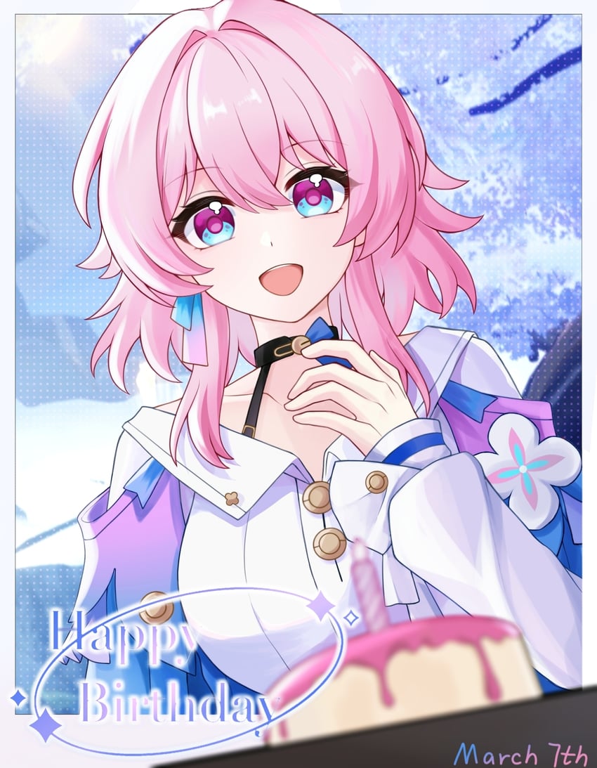 march 7th (honkai and 1 more) drawn by ming_(azhe690757)