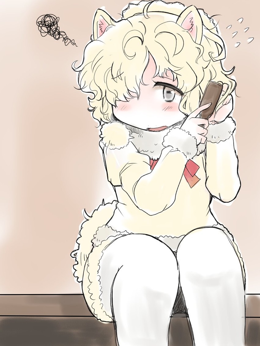 alpaca suri (kemono friends) drawn by nenkou-san