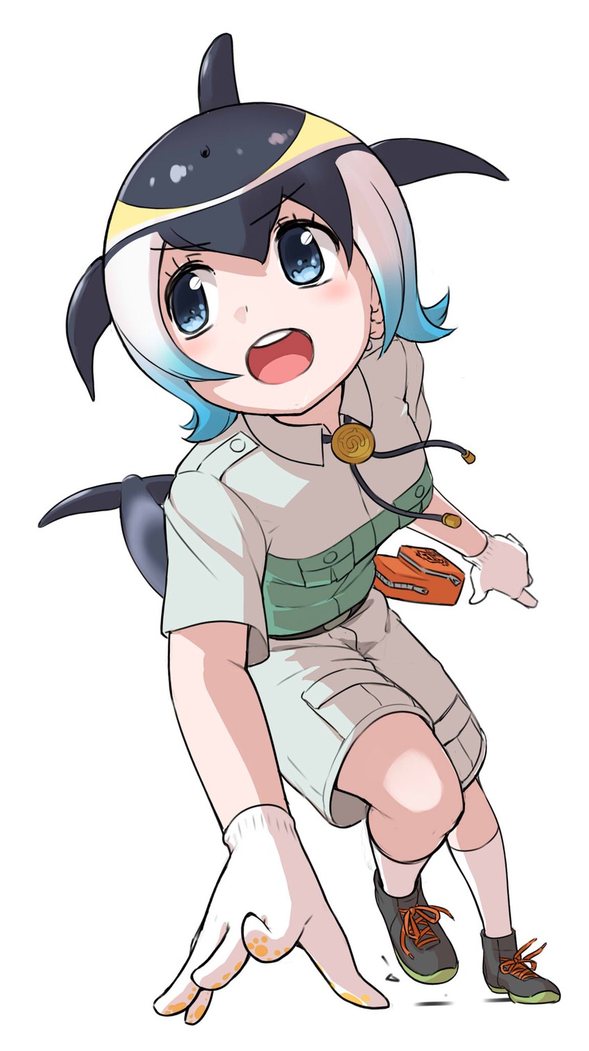 common dolphin (kemono friends and 1 more) drawn by takebi