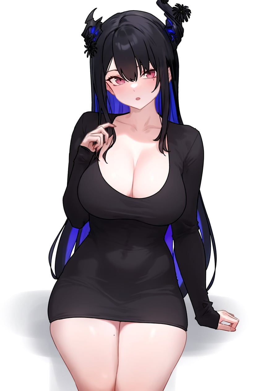 nerissa ravencroft (hololive and 1 more) drawn by bluefield