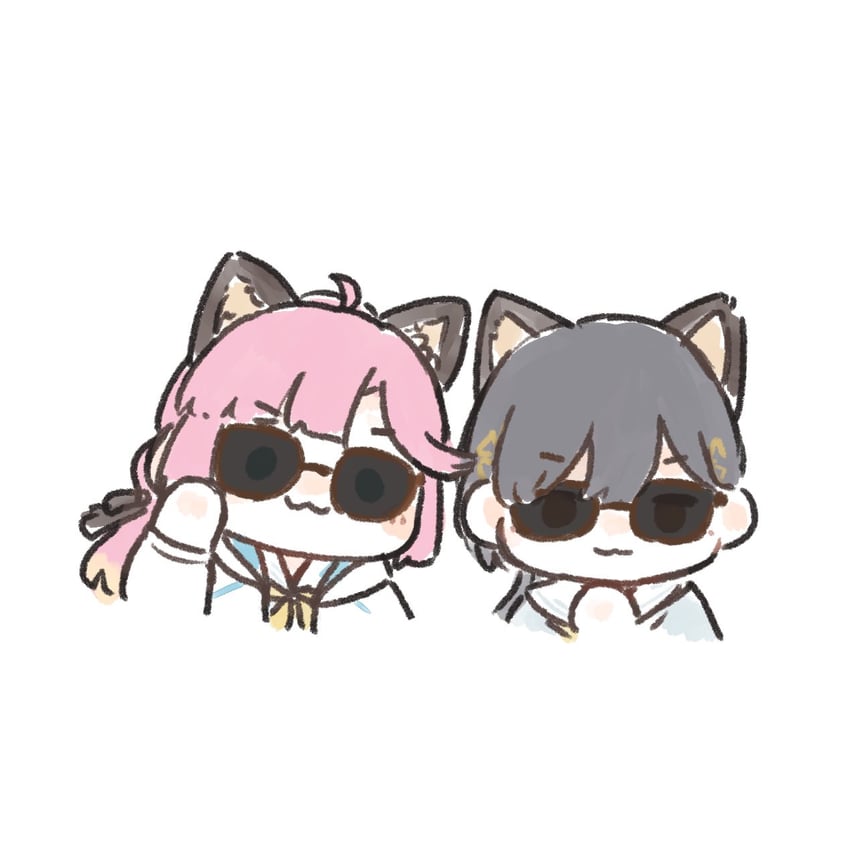 anyoji hime and katsuragi izumi (love live! and 1 more) drawn by ao_kaeru