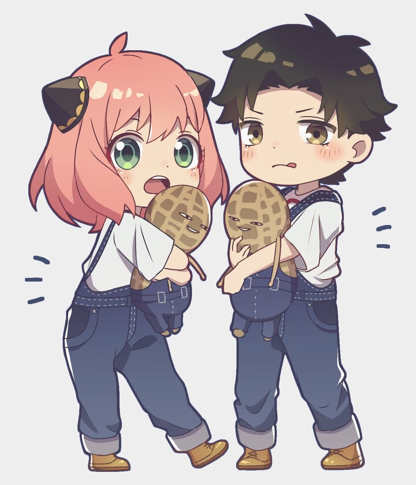 anya and damian desmond (spy x family) drawn by dmanya
