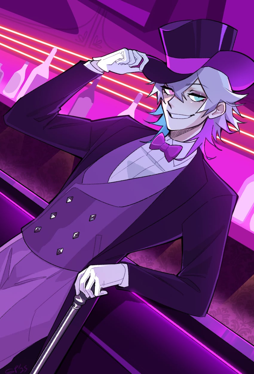 gavis bettel (holostars and 1 more) drawn by gigglepox
