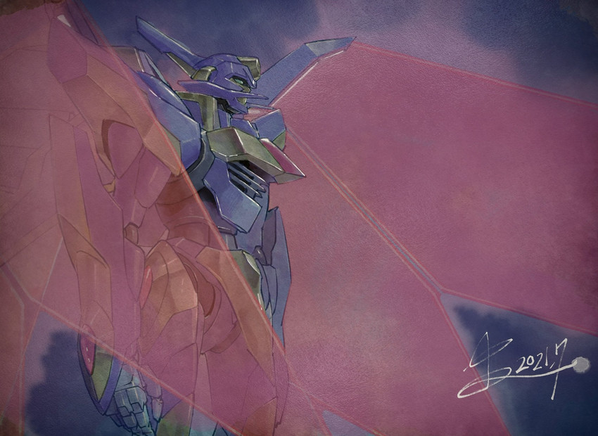 lancelot and lancelot albion zero (code geass and 1 more) drawn by nakada_eiji