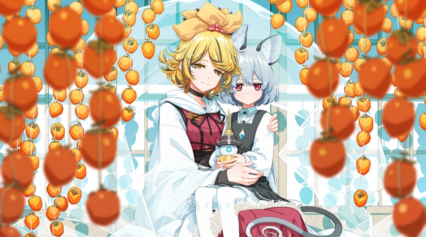 nazrin and toramaru shou (touhou) drawn by sakuraba_yuuki