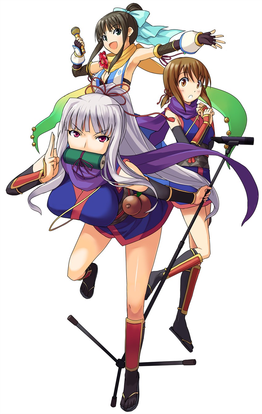 shijou takane, hagiwara yukiho, and hamaguchi ayame (idolmaster and 1 more) drawn by minazuki_(karashikazoku)