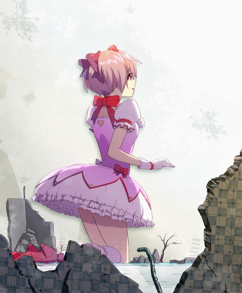 kaname madoka (mahou shoujo madoka magica) drawn by meet_(105r)