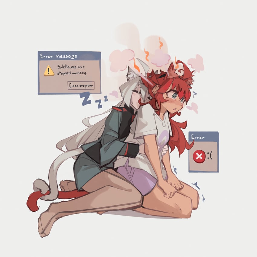 suletta mercury and miorine rembran (gundam and 3 more) drawn by togekk0