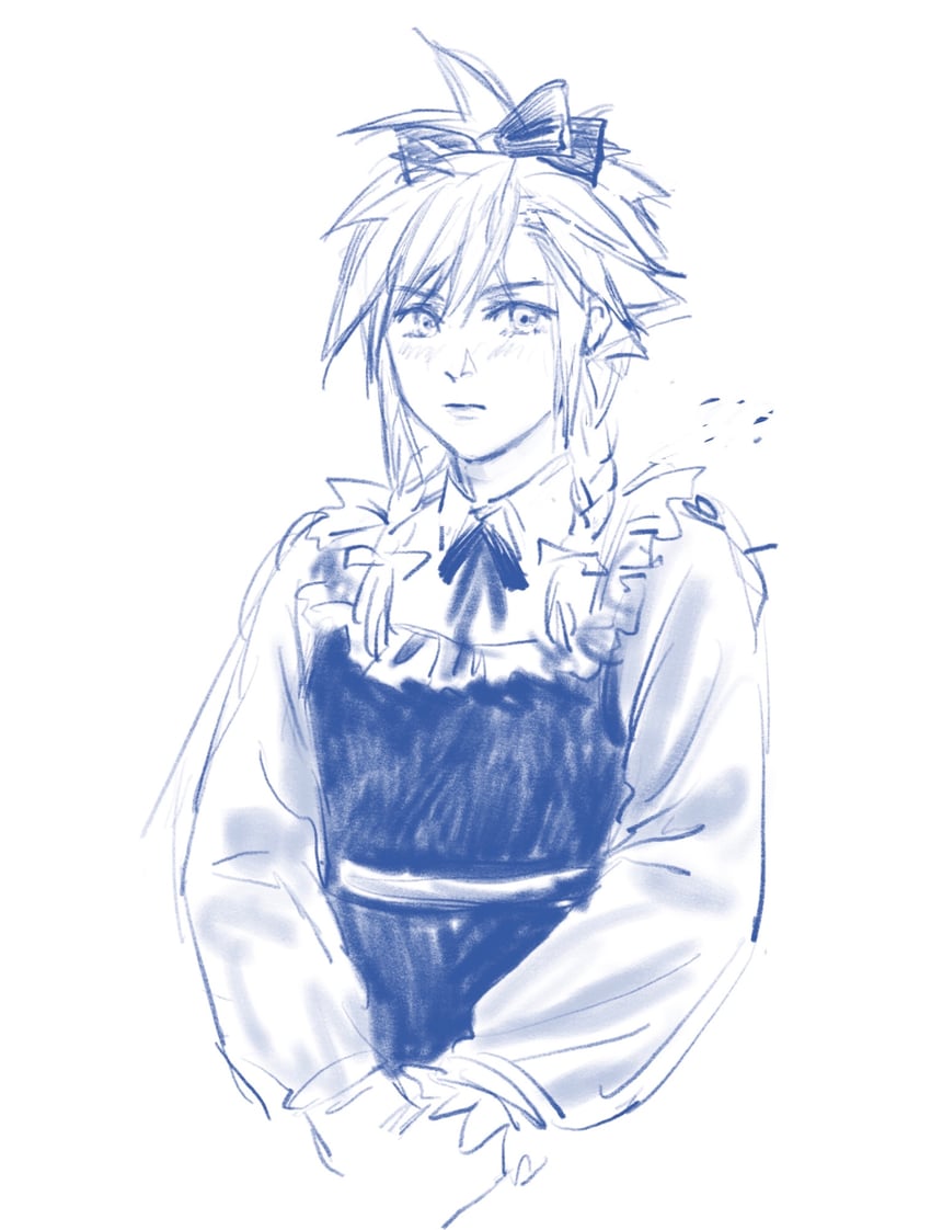 cloud strife (final fantasy and 2 more) drawn by 19nighty7