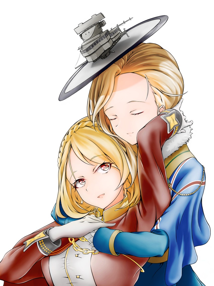 hood and prince of wales (azur lane) drawn by madakov_kodima
