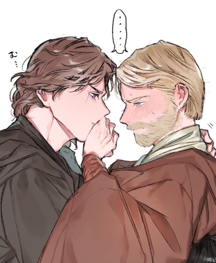 obi-wan kenobi and anakin skywalker (star wars and 1 more) drawn by sknmgr