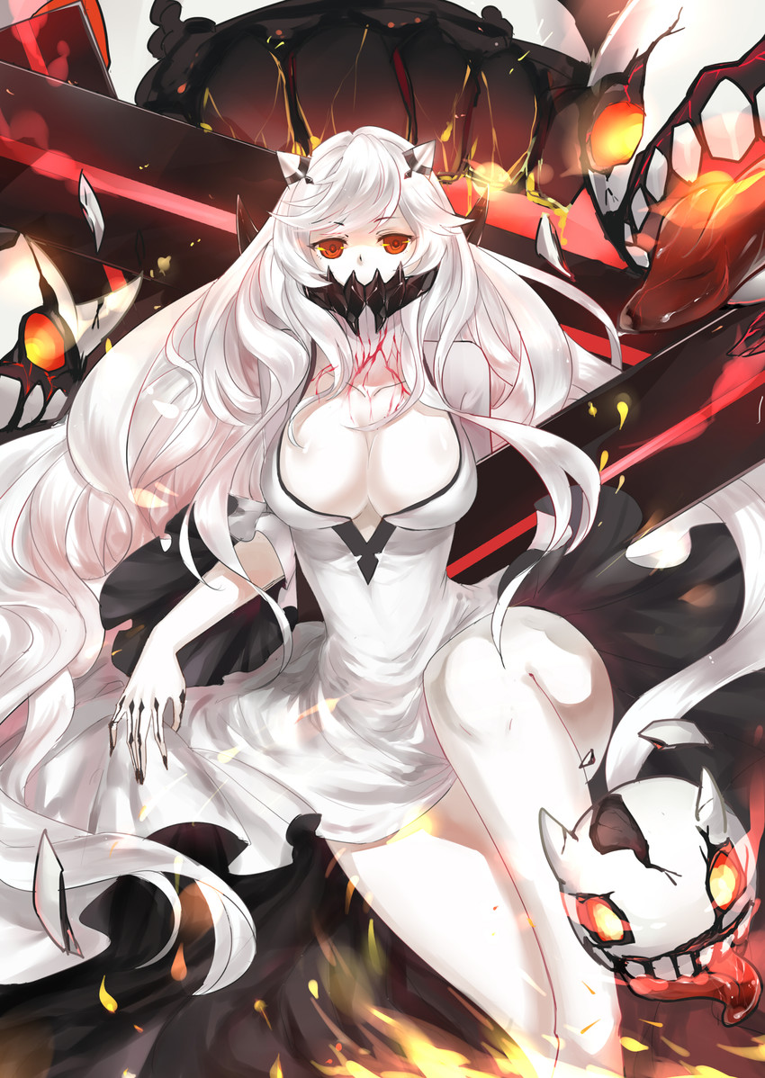 midway princess and escort fortress (kantai collection) drawn by fm