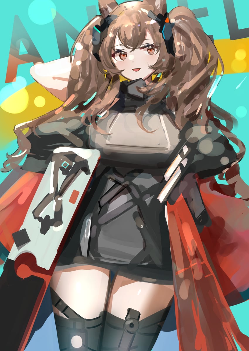 angelina and gilberta (arknights and 1 more) drawn by 360_(taiyo360)